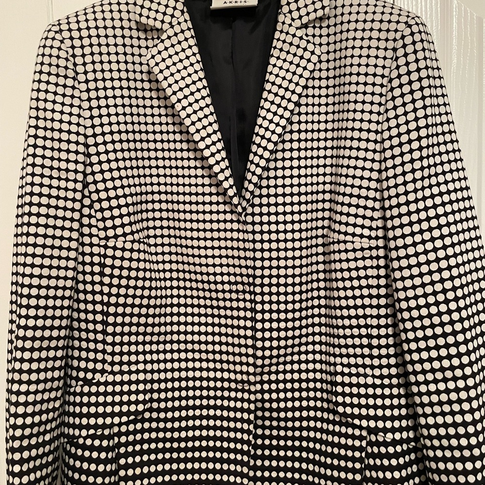 Akris Punto Black and White Blazer